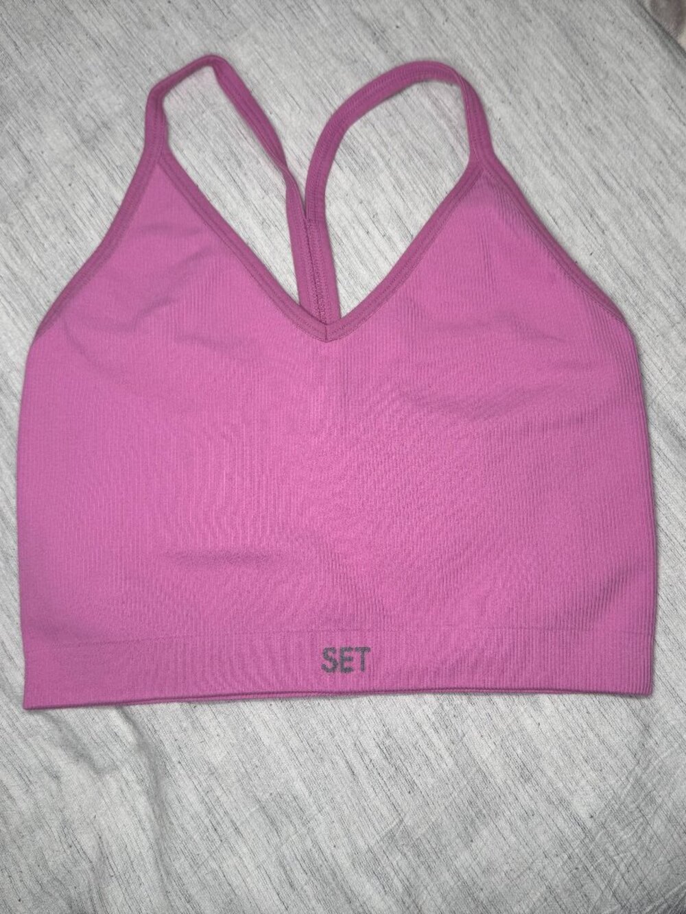 SET Active Sculptflex Ribbed V Bra - Size M